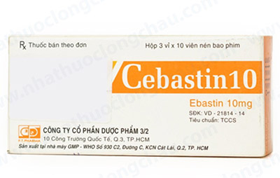 Thuốc Cebastin 20 là gì? Tác dụng, liều dùng & giá bán Hộp 3 vỉ, 6 vỉ x 10 viên